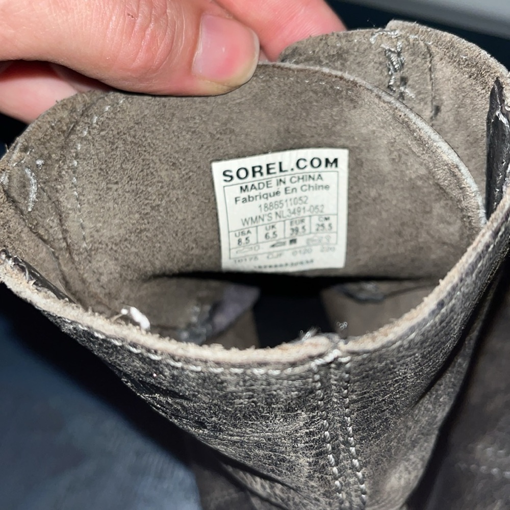Sorel Joan of Arc Wedge II Boots Quarry Size 8.5 - Picture 6 of 12